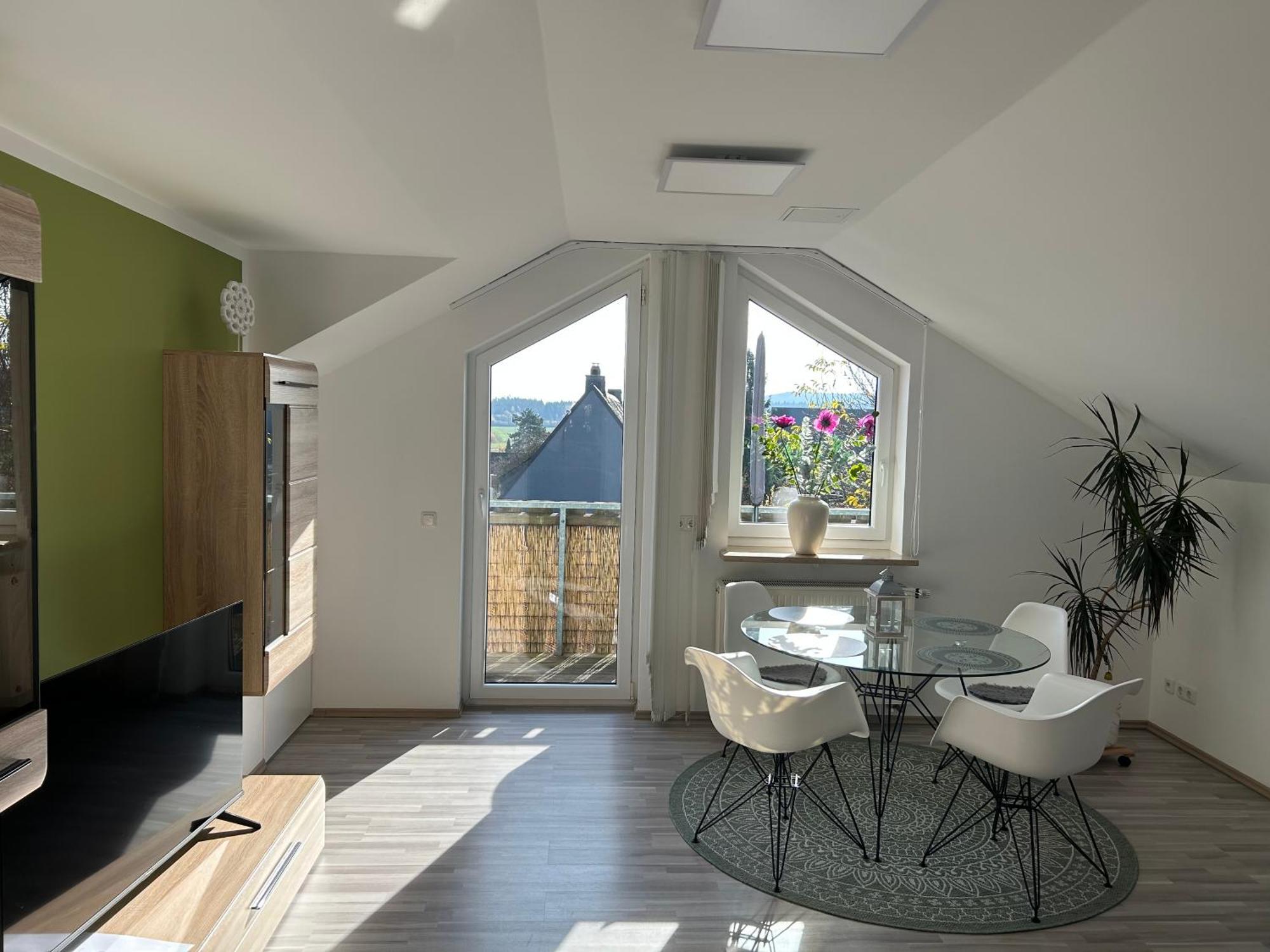 Apartment Kornbergblick Schwarzenbach an der Saale Extérieur photo